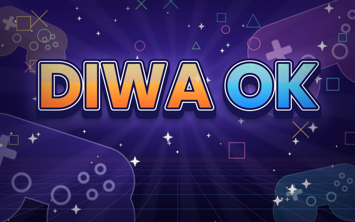 Diwa Ok app home screen with game categories